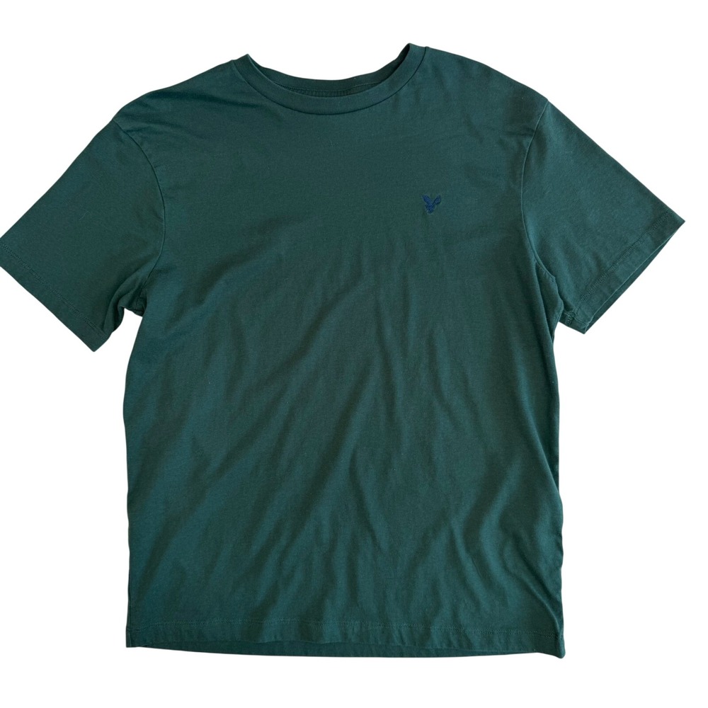 AE T-Shirt Forest Green Super Soft Gorpcore Basiccore Normcore Casual‎ S Small